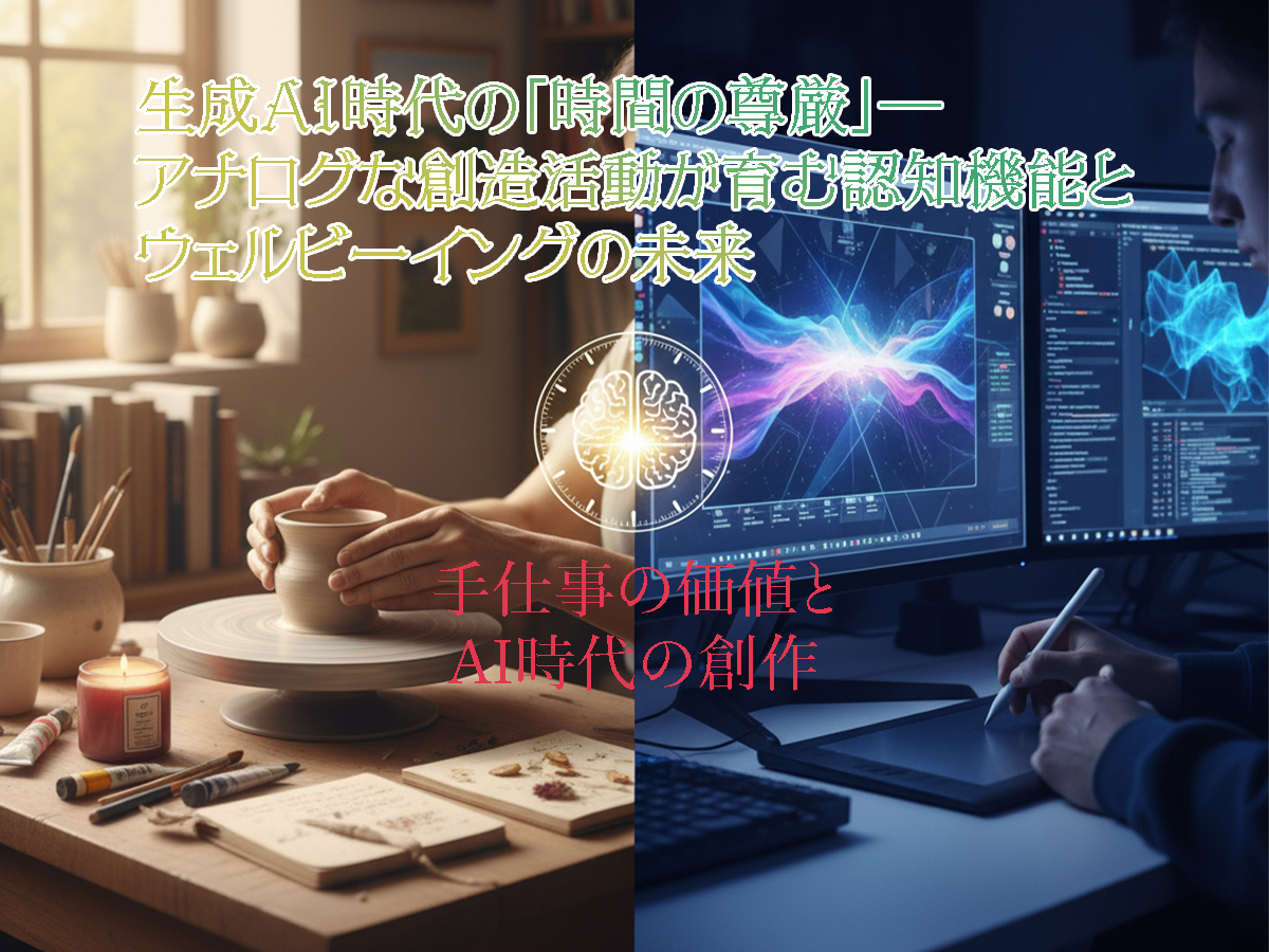 手仕事の価値とAI時代の創作
