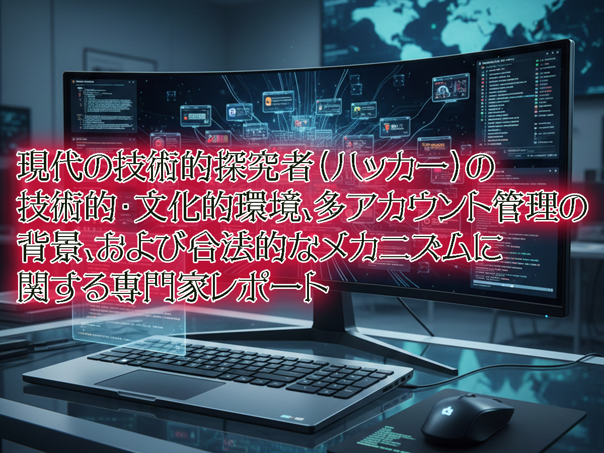 ハッカーの環境と多アカウント技術