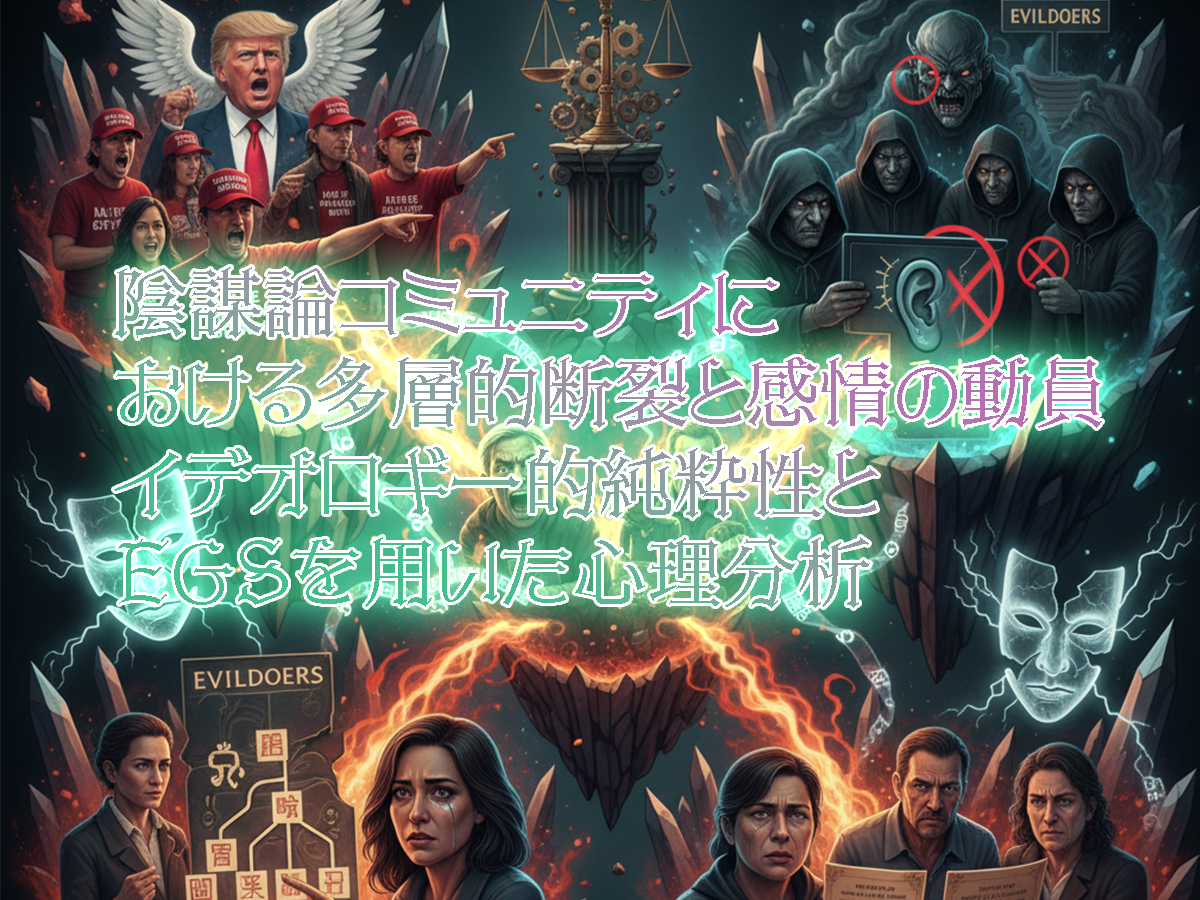 陰謀論コミュニティの分断と心理