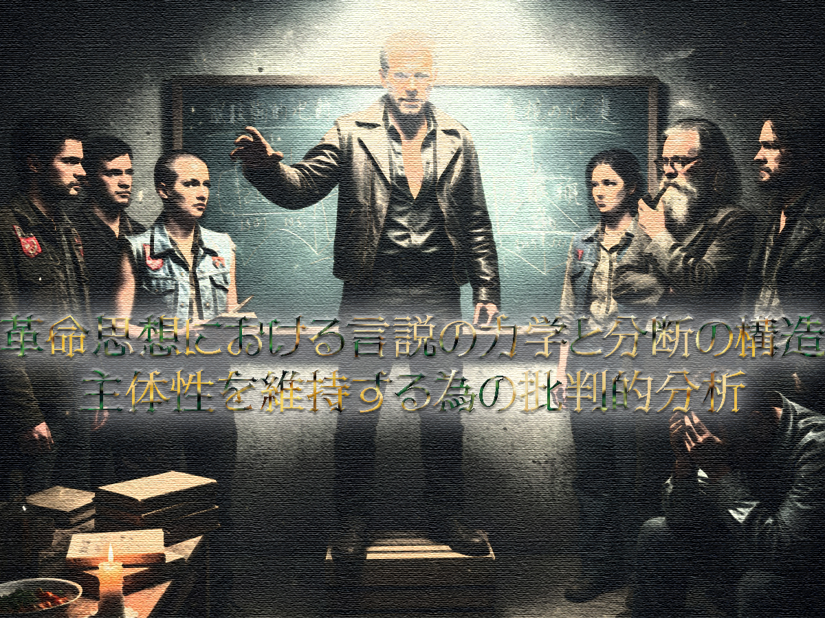 思想界隈の分裂と話術