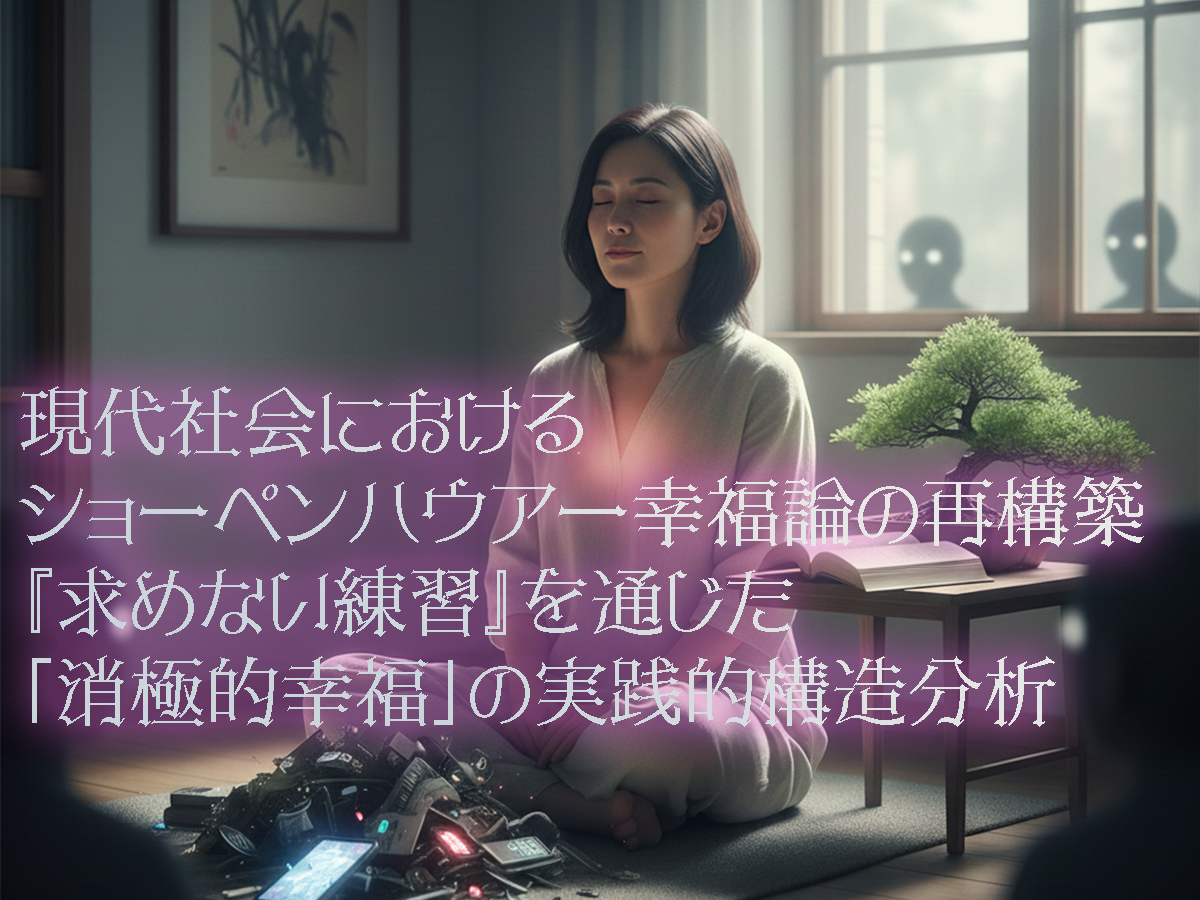 ショーペンハウアー流 苦痛を減らす幸福論