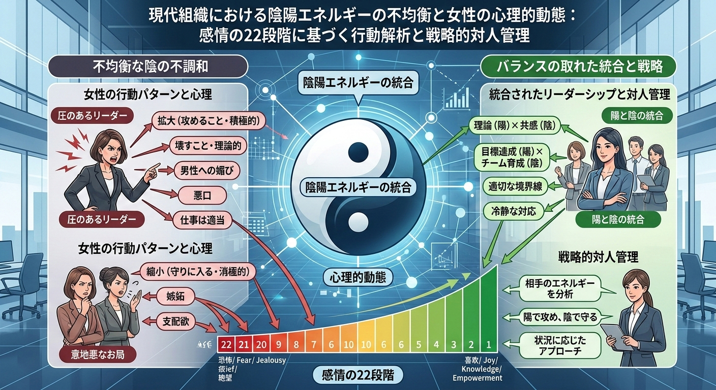 職場女性の陰陽と感情スケール